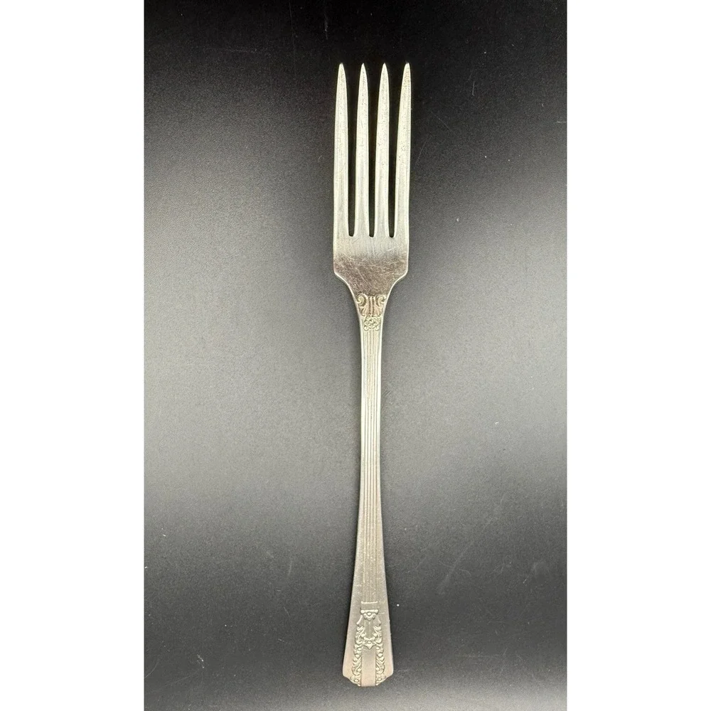 Vintage Oneida Wm A Rogers Silverplate Grille Forks Avenue Pattern 1939 Set Of 6